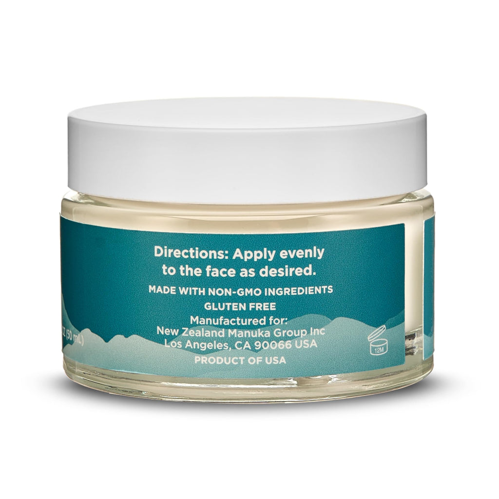 Manuka Honey Moisturizing Face Cream and Face Oil Bundle 1.7 oz W432