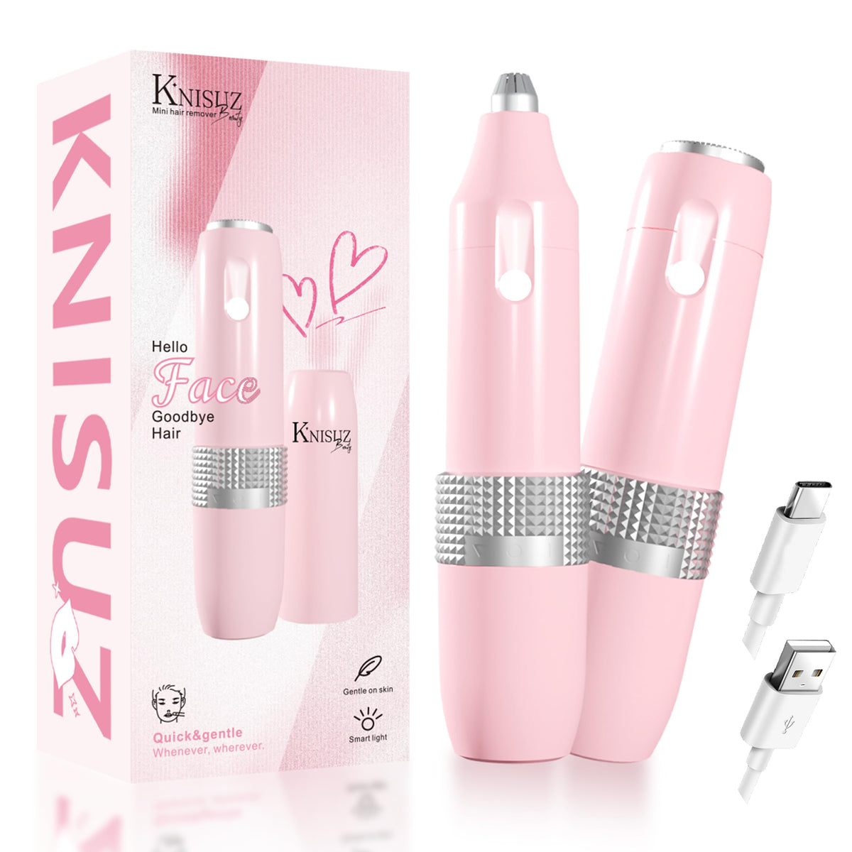 2-in-1 Facial Hair Removal and Eyebrow Trimmer P556
