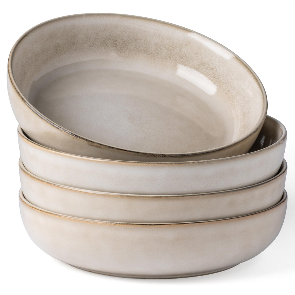 8.75'' 38oz Ceramic Pasta Bowls Set of 4 Z26978