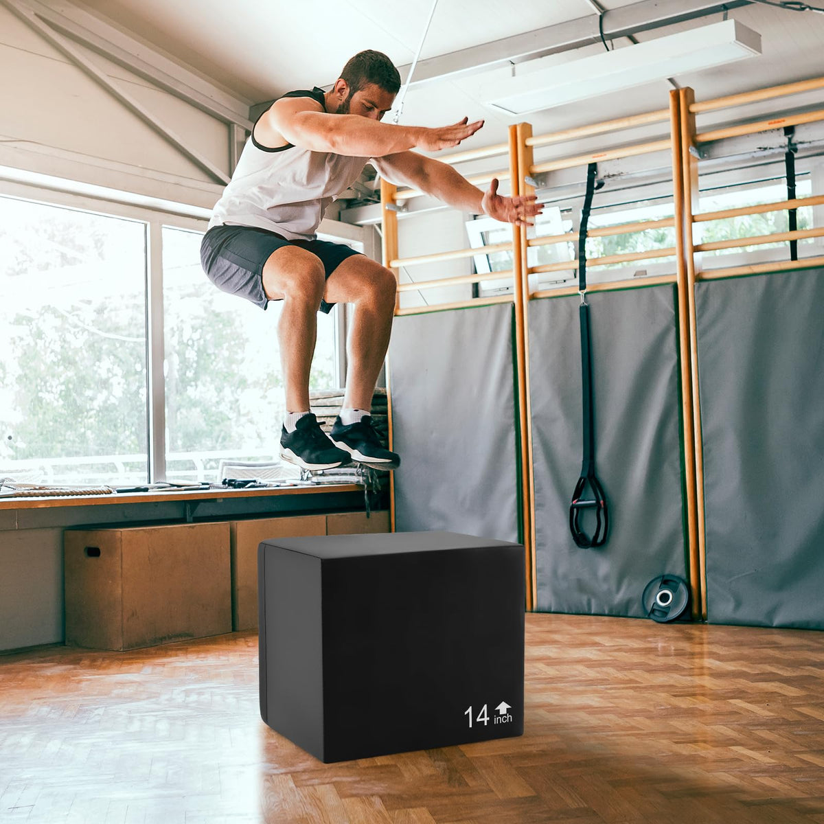 3 in 1 Foam Plyometric Jump Box A356