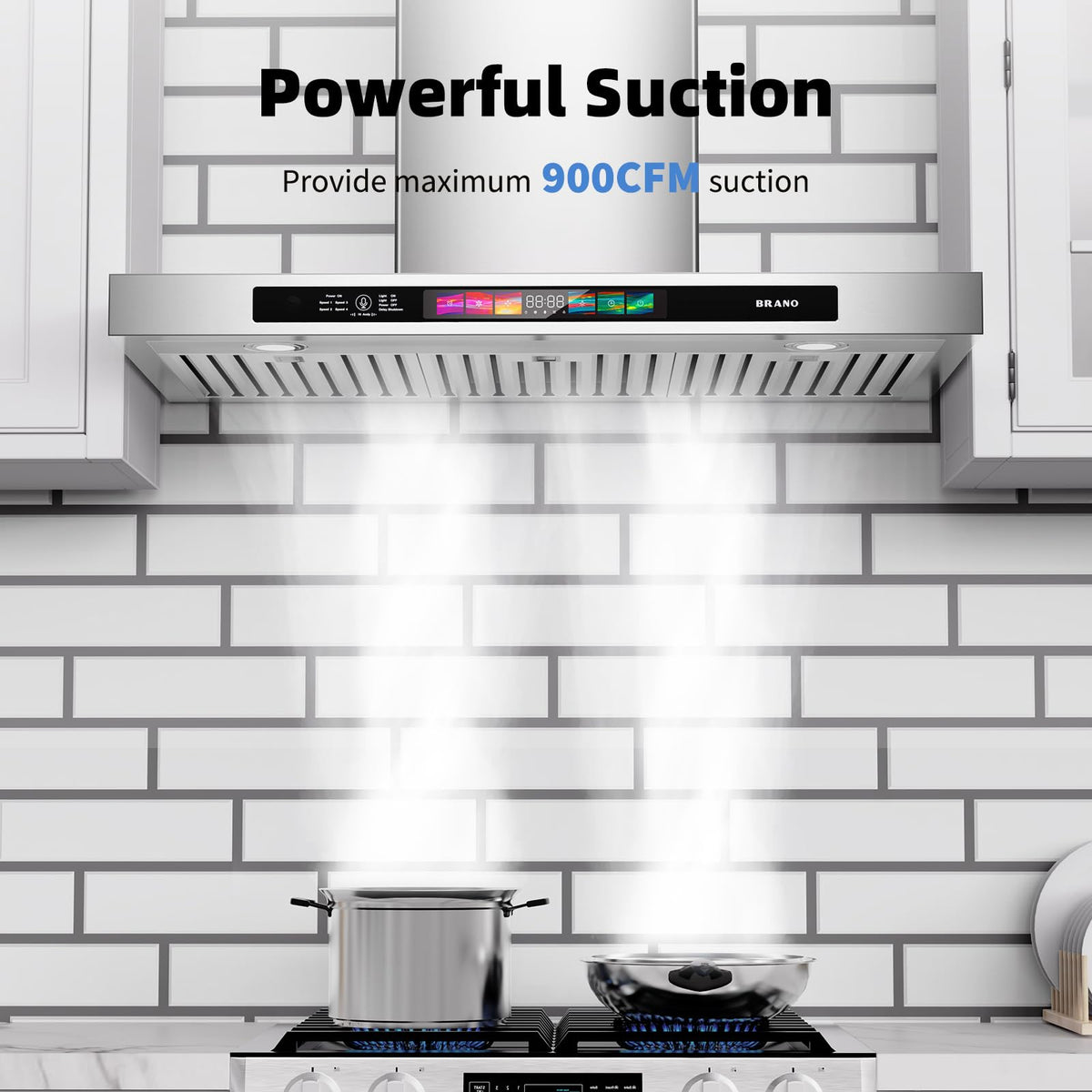 Wall Mount Range Hood 30 Inch 900 CFM L42568