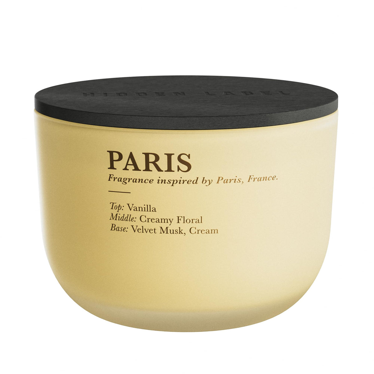 Vanilla Cream Scented Candle, 16 oz, 3-Wick Soy Wax A790840