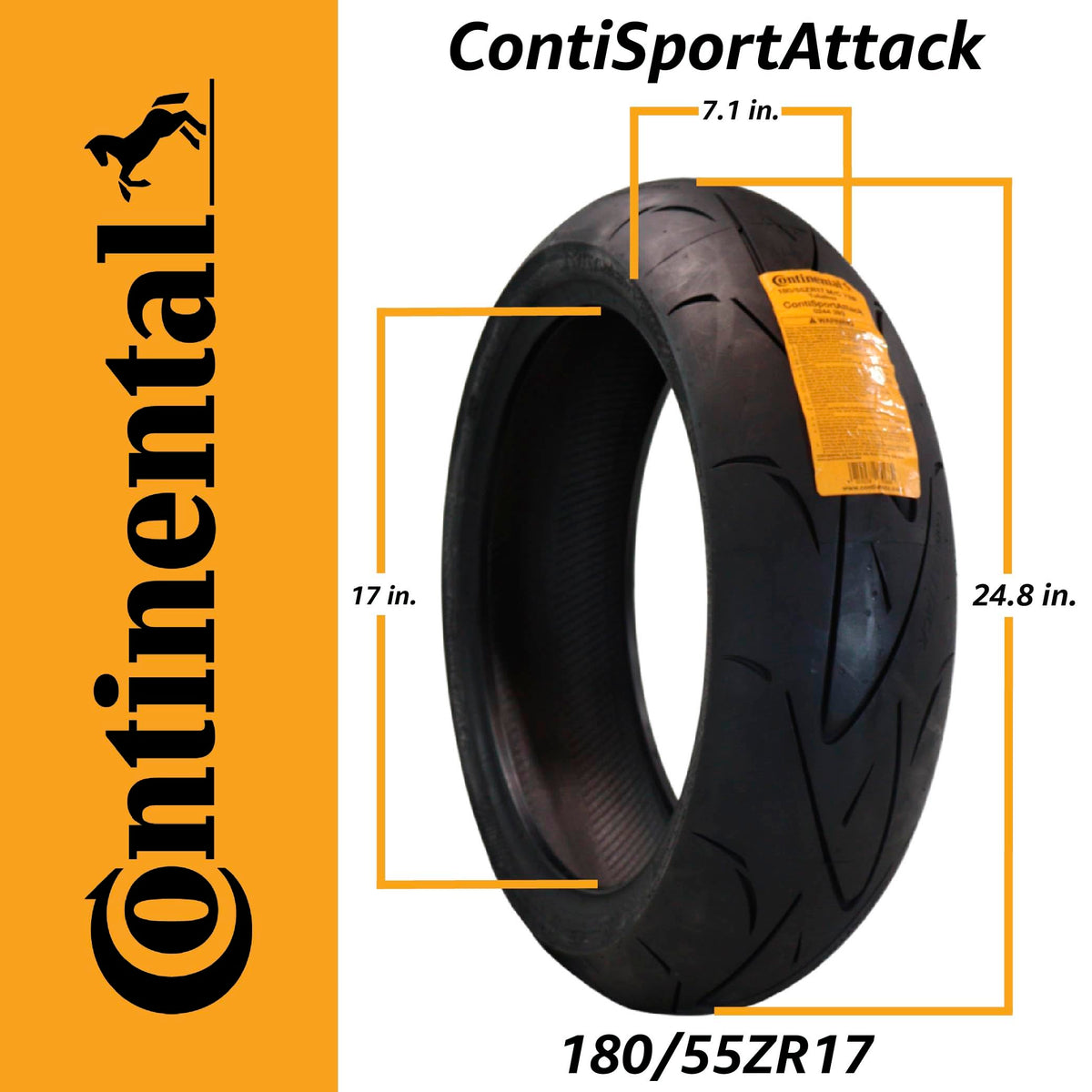 180/55ZR17 Sport Motorcycle Tire K10606