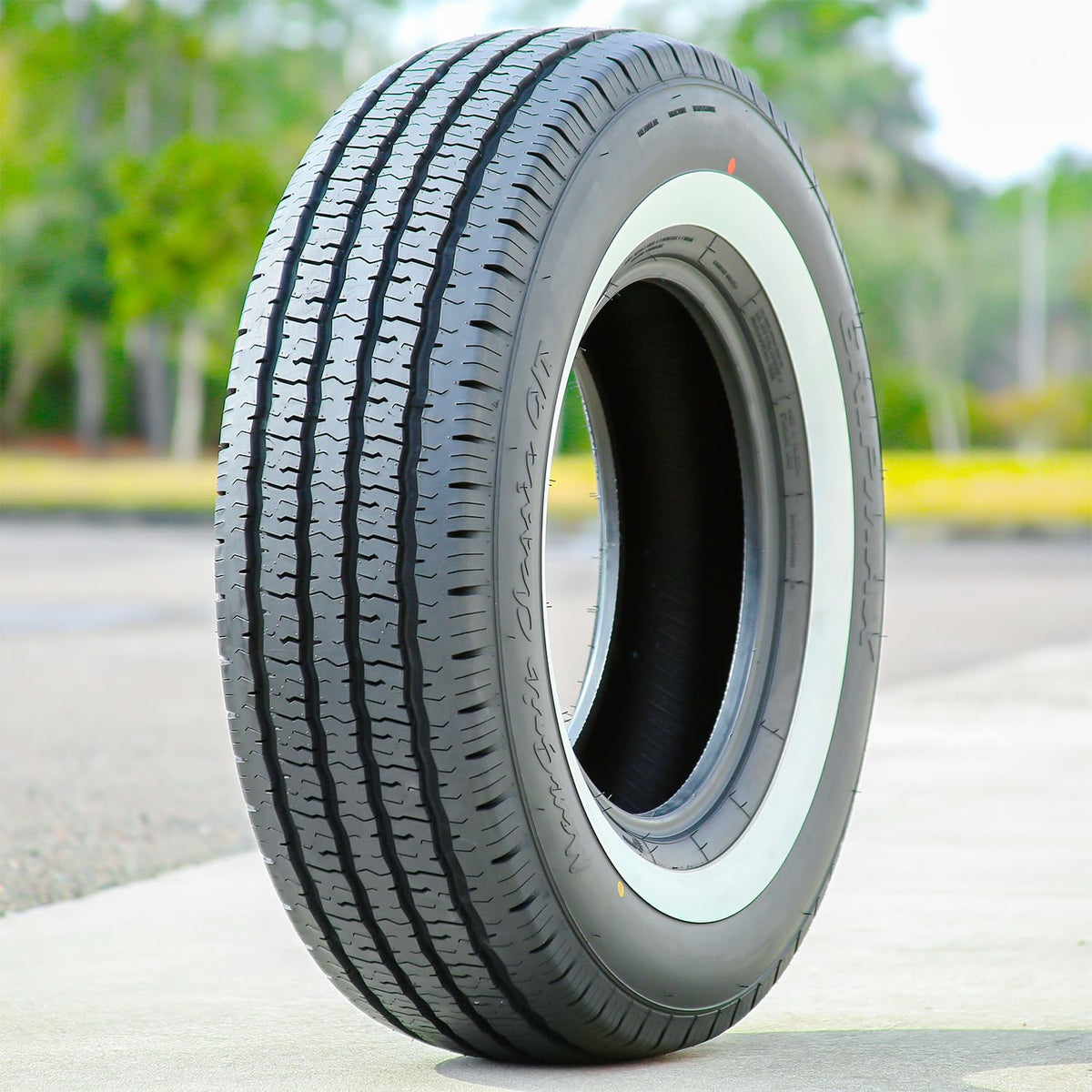 All-Season Touring Radial Tire 205/75R15 97H White Side Wall T254322