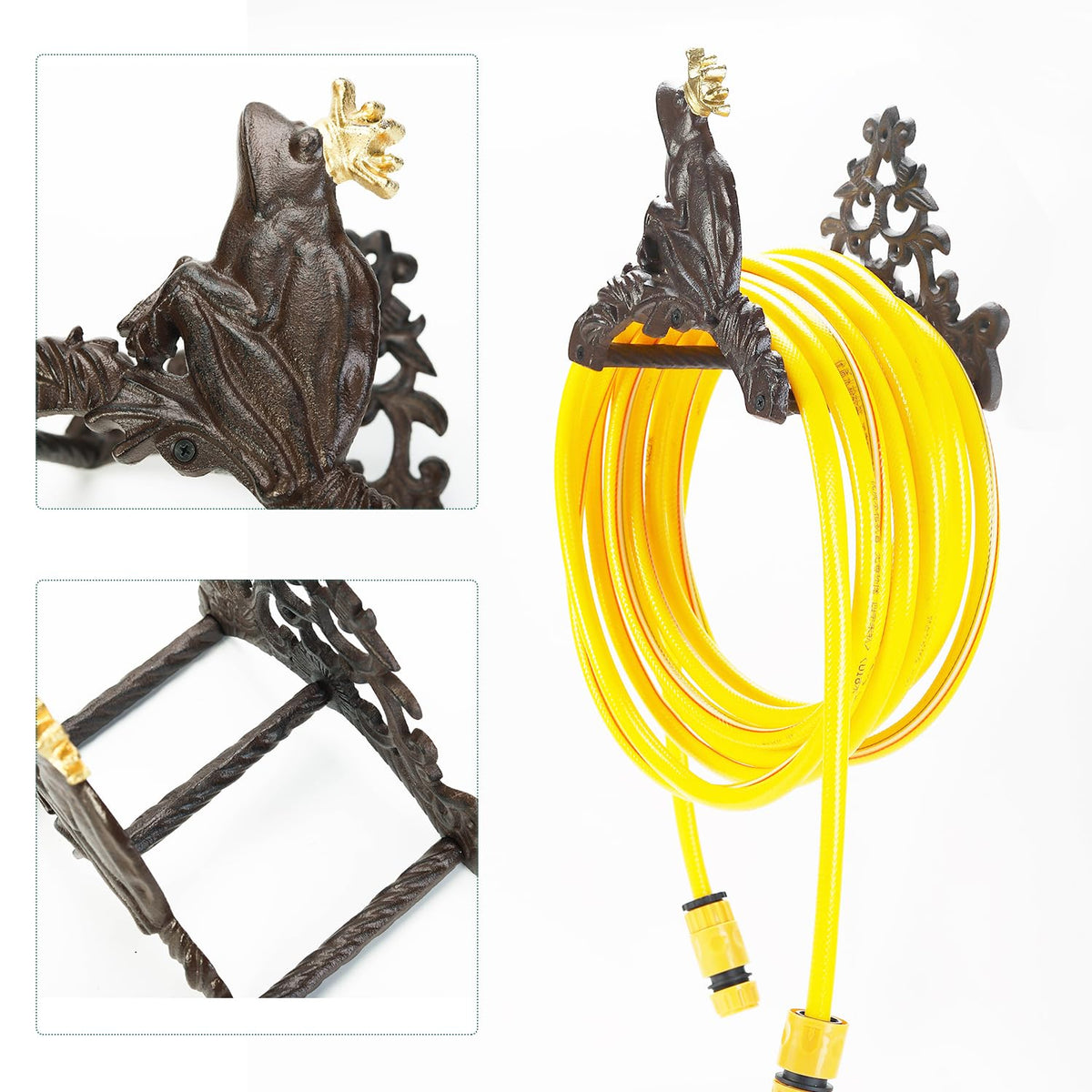Cast Iron Wall Mounted Garden Hose Holder V164603