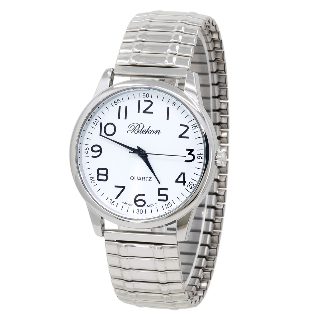 Large Face Easy to Read 40mm Japanese Quartz Stretch Band Watch G170311