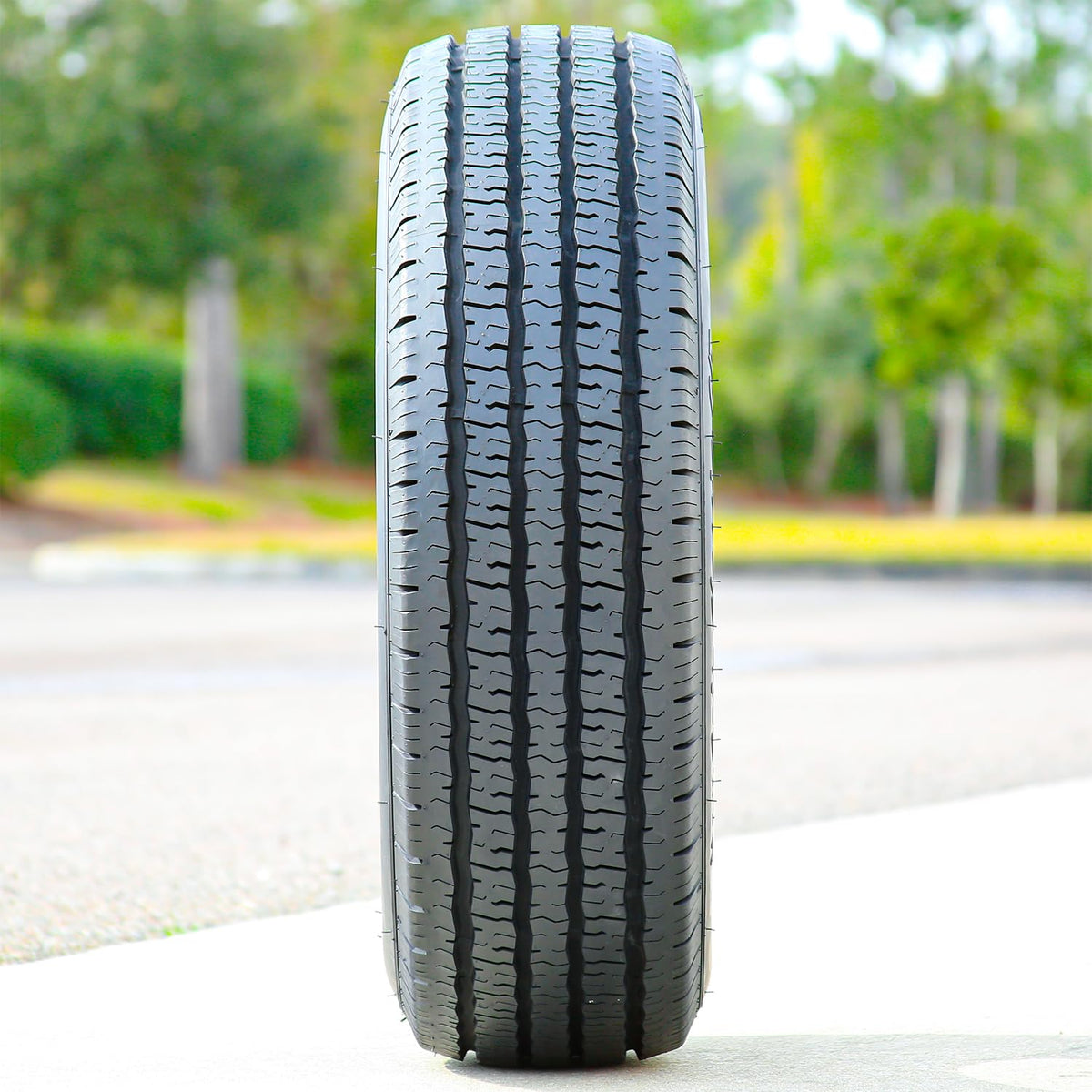 All-Season Touring Radial Tire 205/75R15 97H White Side Wall T254322