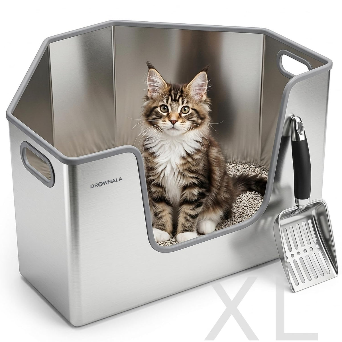 Stainless Steel Cat Litter Box E57783
