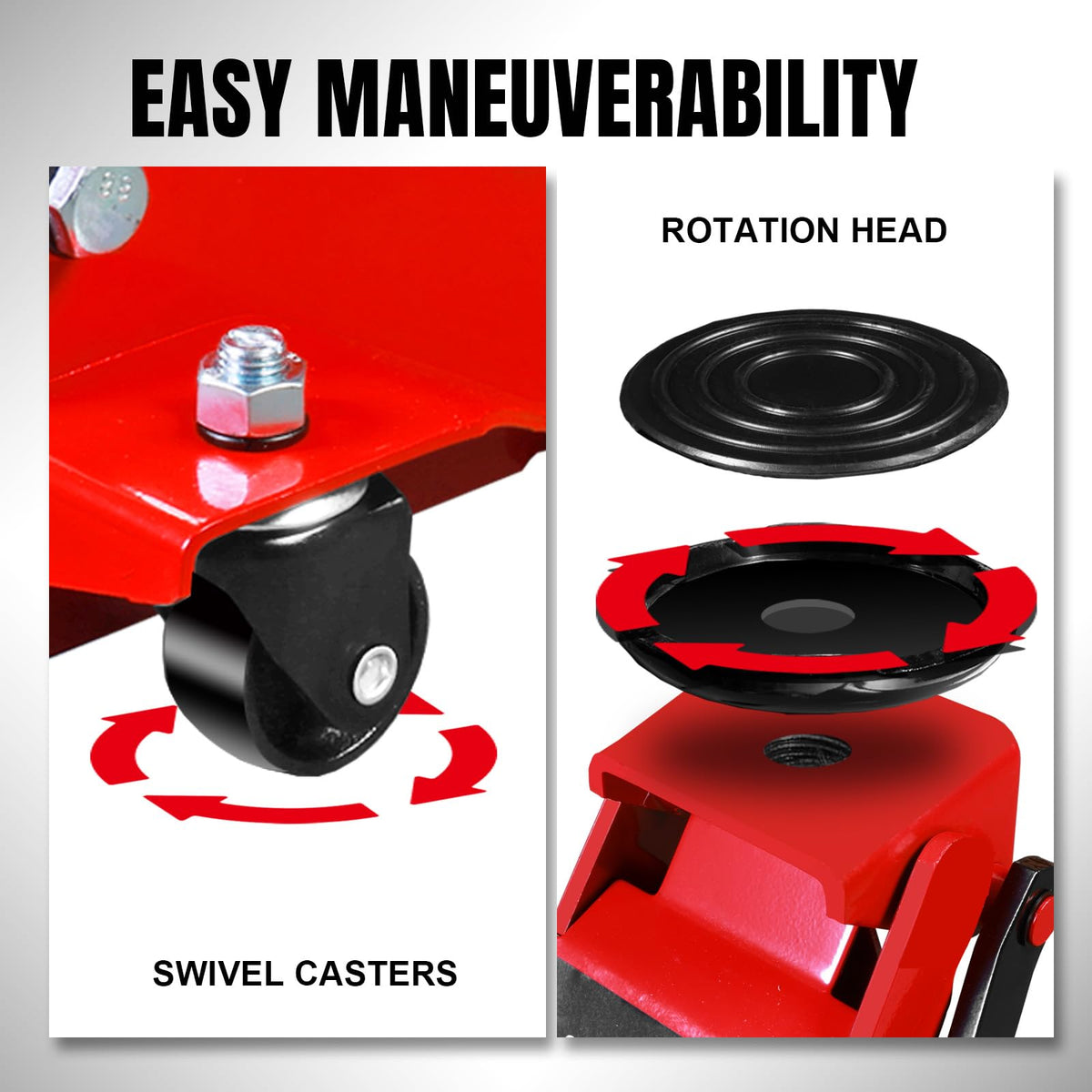 4 Ton Hydraulic Low Profile Floor Jack H803