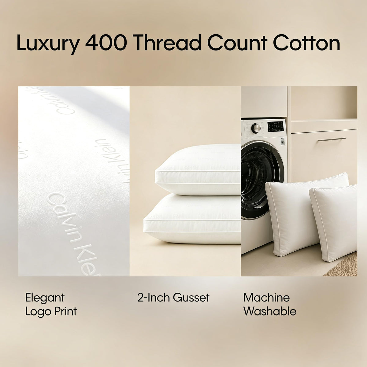 King Size Set of 2 Down Alternative Pillow J72752