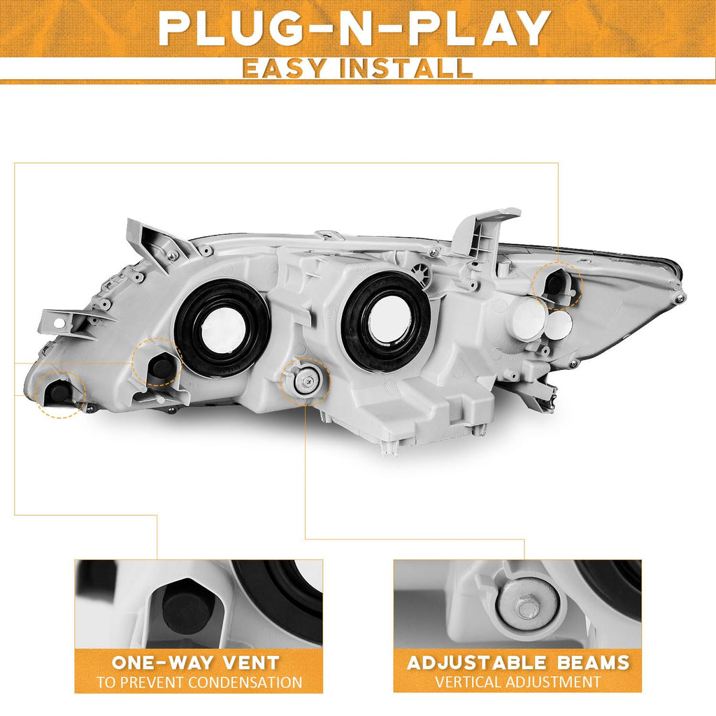 Anti-Fogging Headlights Assembly for Toyota Camry M155