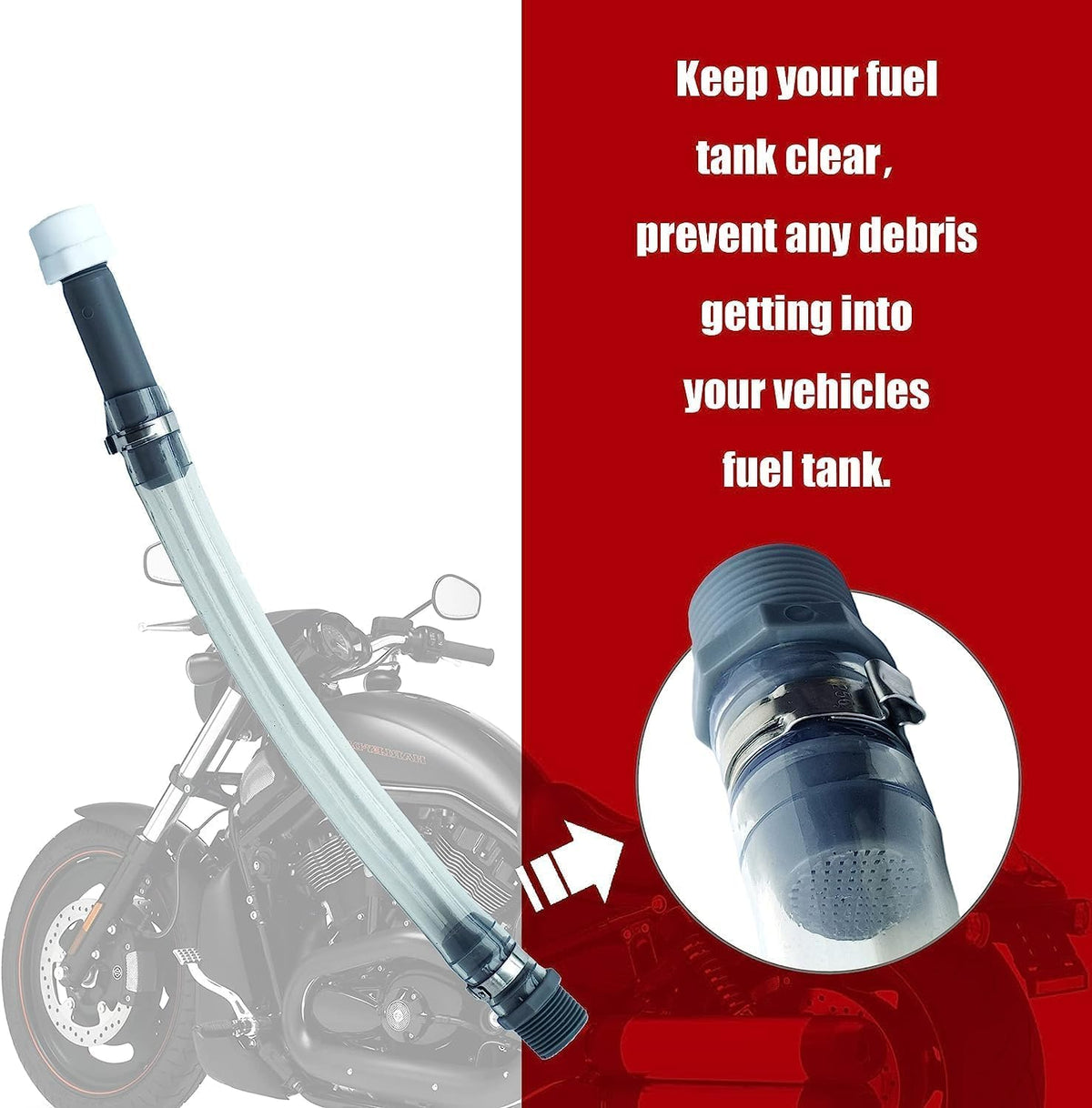 5 Gallon Gas Can Hose Replacement with Filter F239545