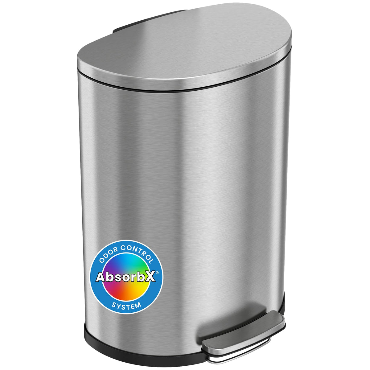 13.2 Gallon Stainless Steel Step Trash Can F812