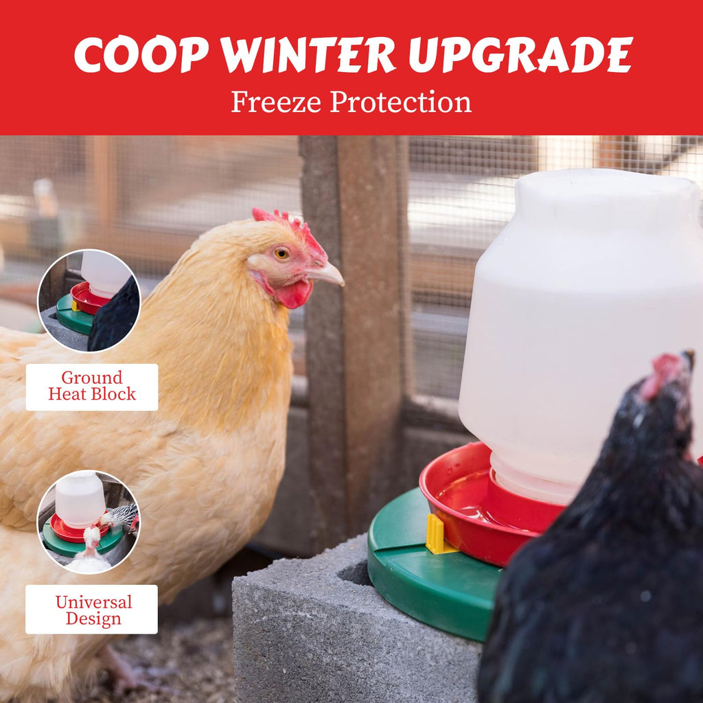 28W Heated Poultry Waterer Base I50925