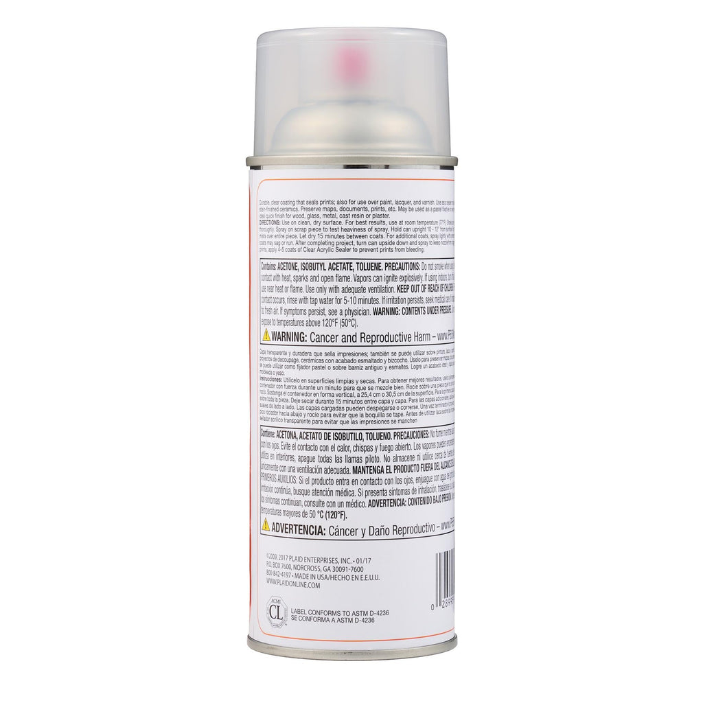 Acrylic Sealer Spray, 12 ounce, Gloss Q354