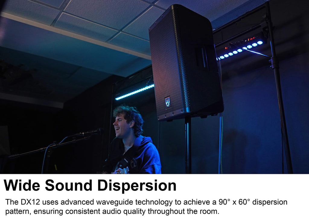 12" Powered DJ PA Speaker Pair with Stands U12542