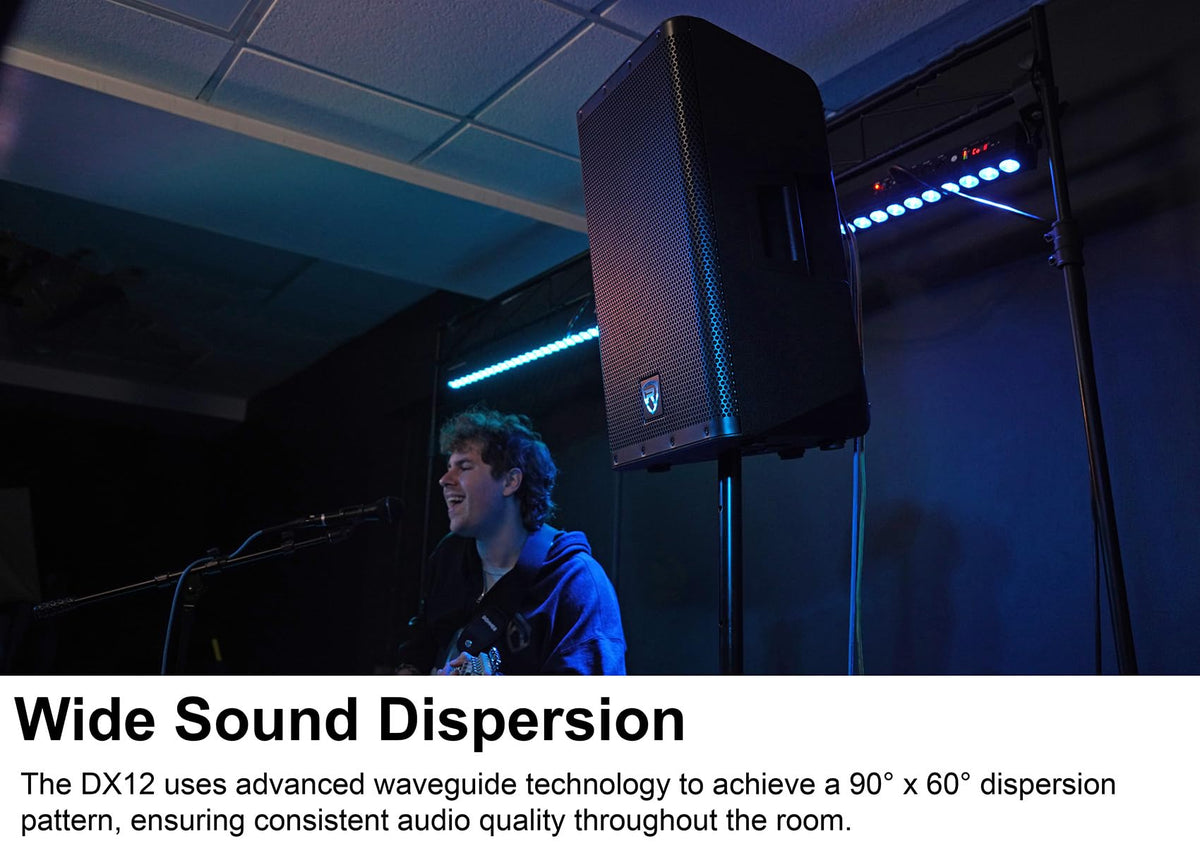 12" Powered DJ PA Speaker Pair with Stands U12542
