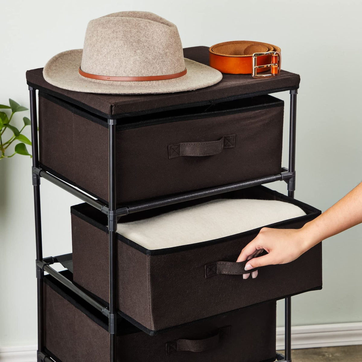 4 Tier Fabric Drawer Organizer P177718