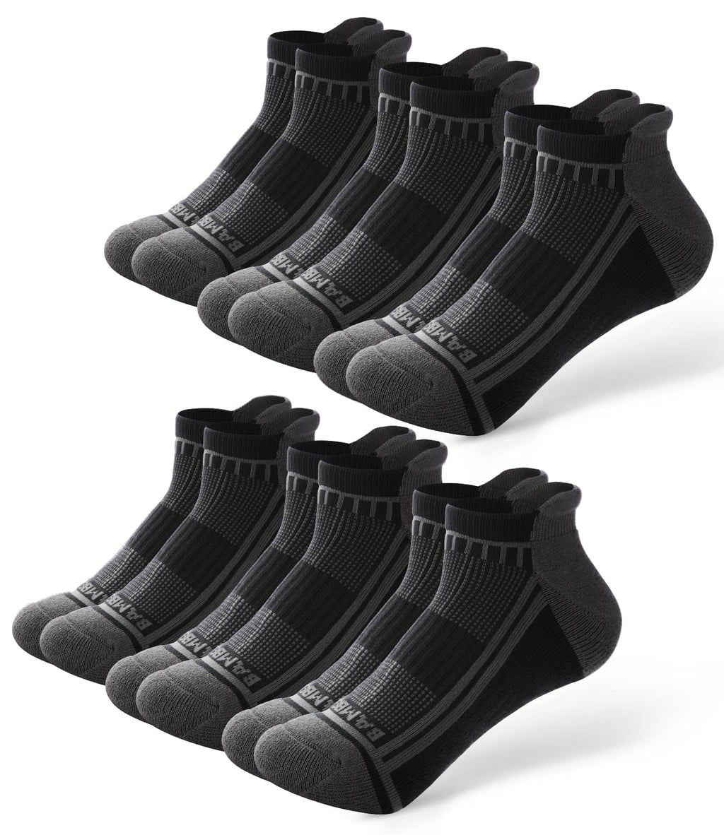 Moisture Wicking Cushioned Athletic Ankle Socks 8 Pack W230078