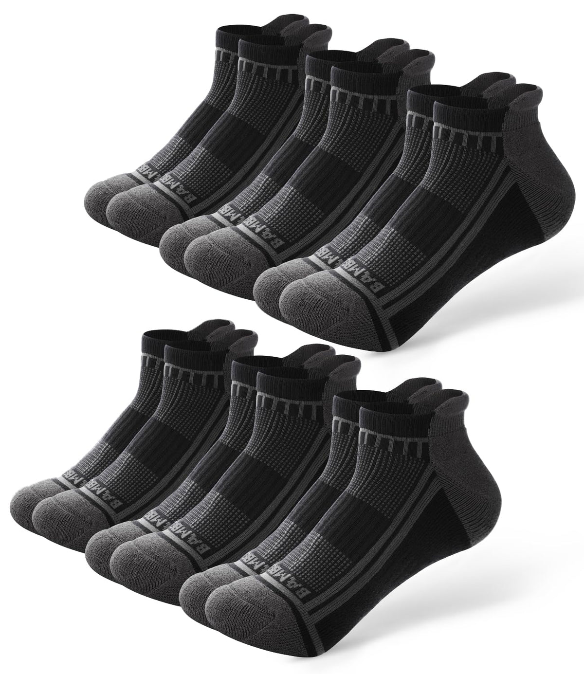 Moisture Wicking Cushioned Athletic Ankle Socks 8 Pack W230078