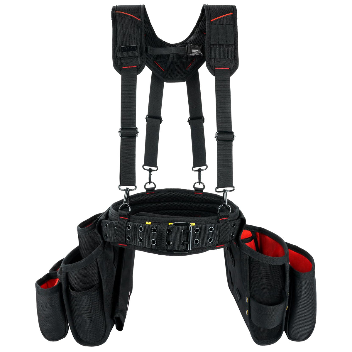 Tool Belt with Suspenders Heavy Duty Carpenter Apron X877901