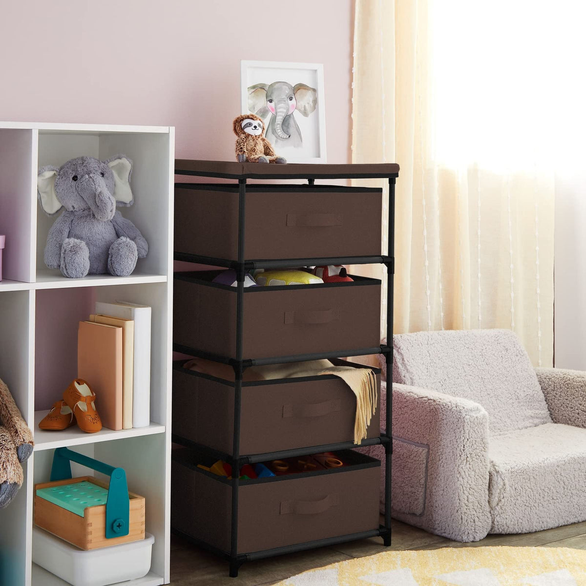 4 Tier Fabric Drawer Organizer P177718