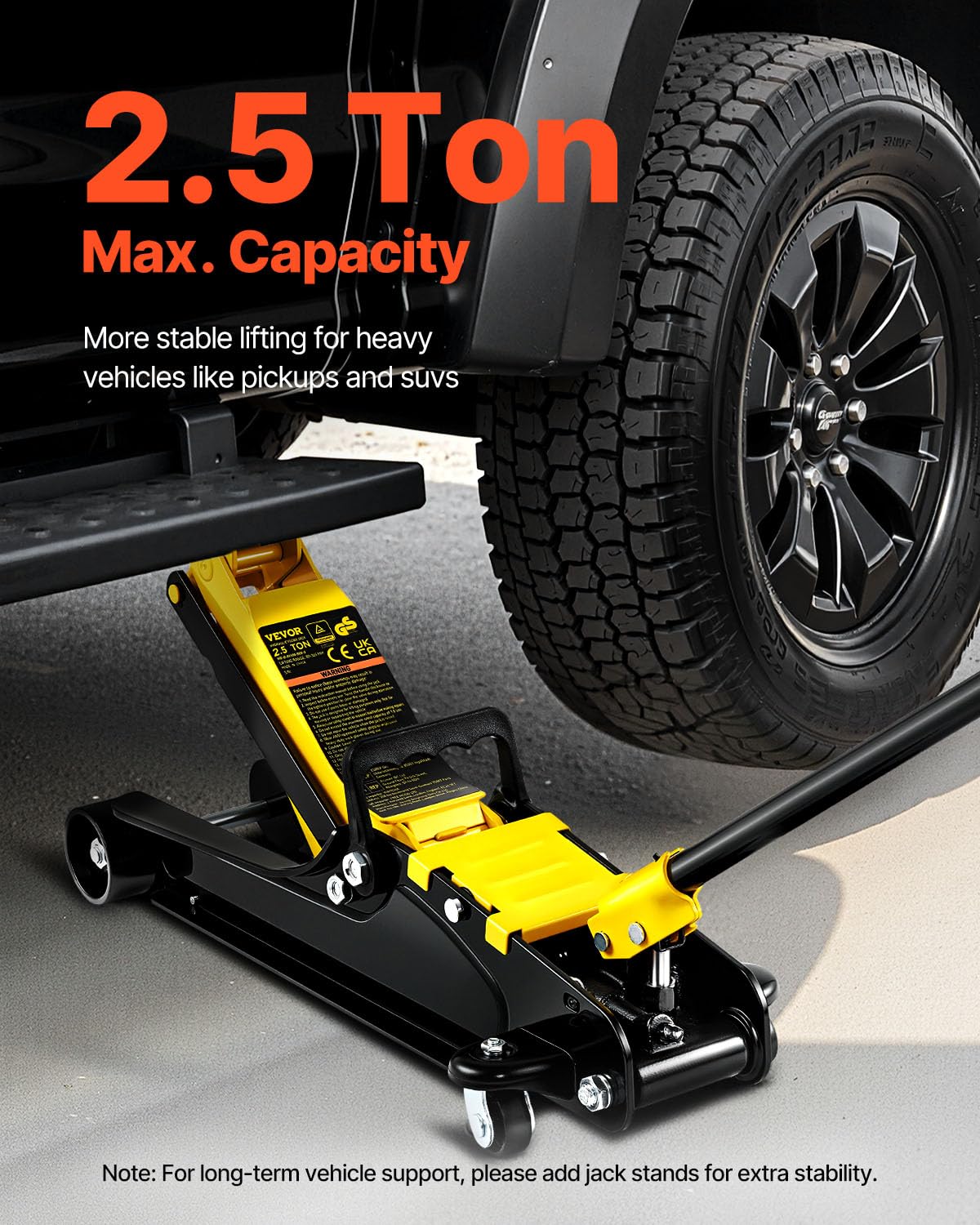 2.5 Ton Low Profile Steel Floor Jack V4019