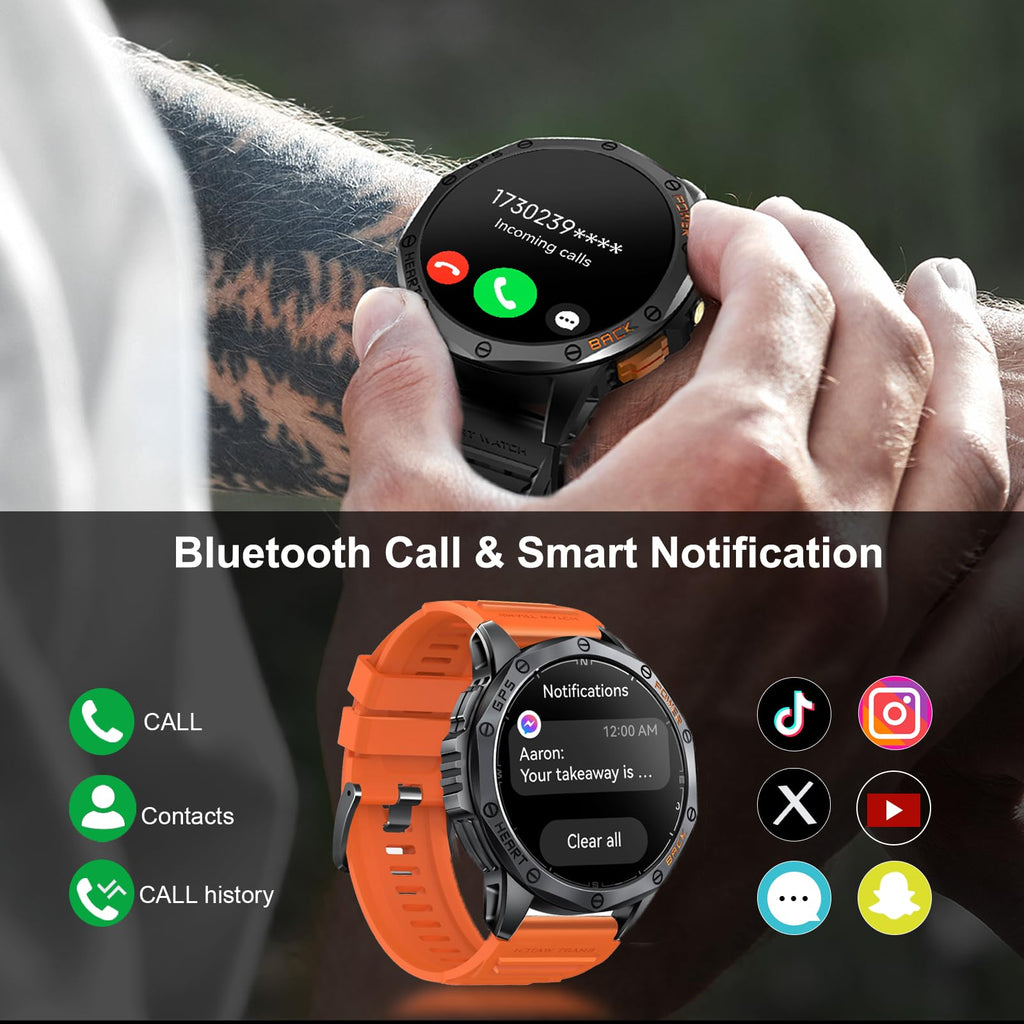 Military Smart Watch with GPS Q687