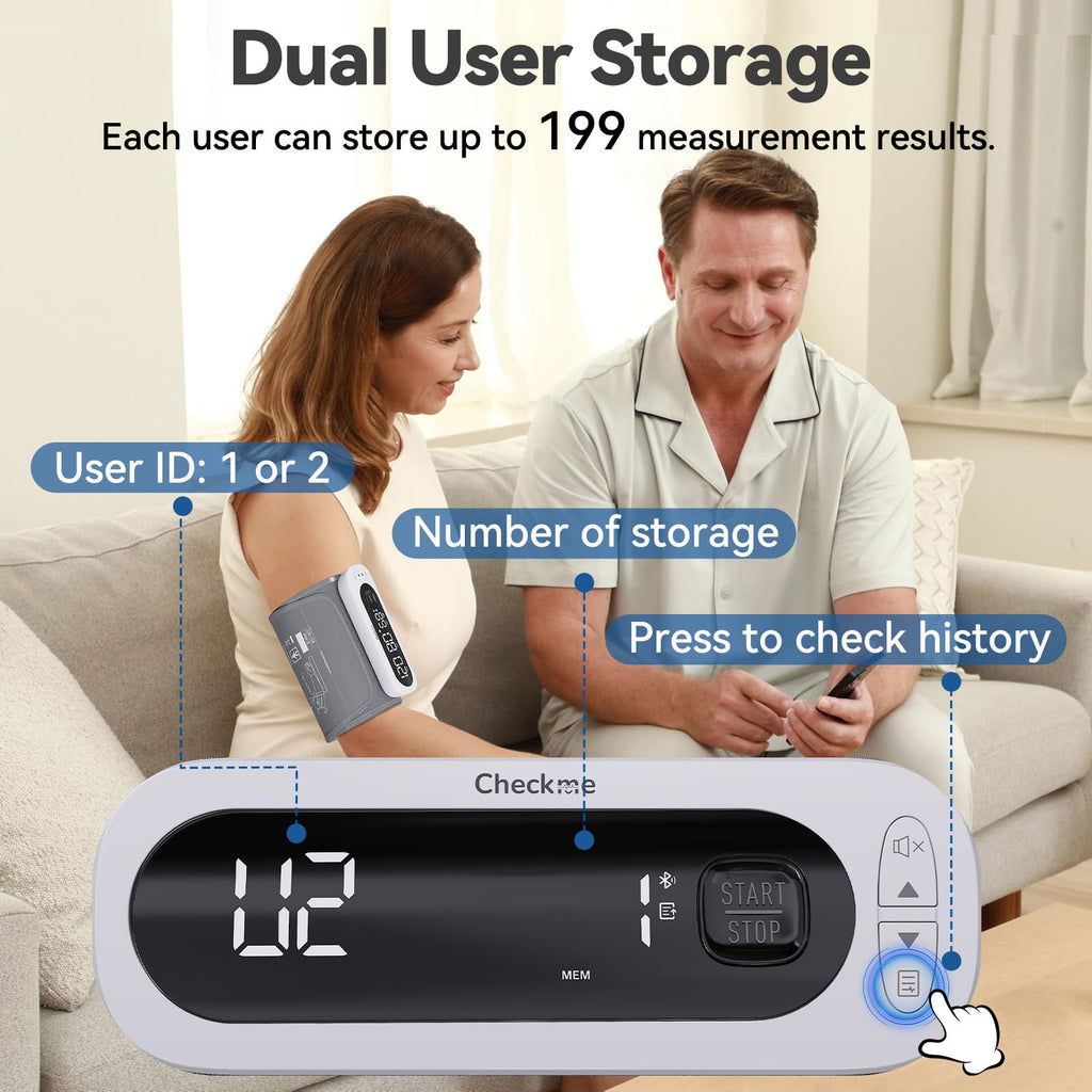 Rechargeable Automatic Upper Arm Blood Pressure Monitor F44270