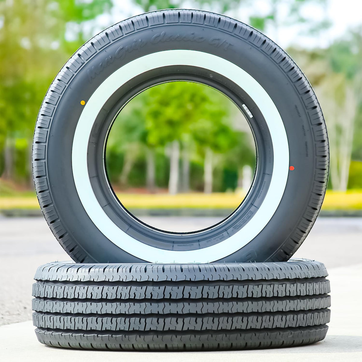 All-Season Touring Radial Tire 205/75R15 97H White Side Wall T254322
