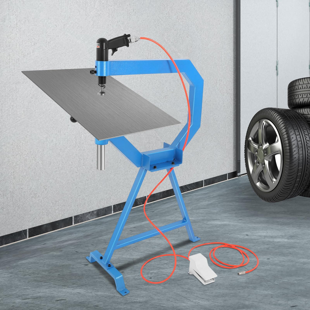 Pneumatic Planishing Hammer with Pedal and Stand Z87629