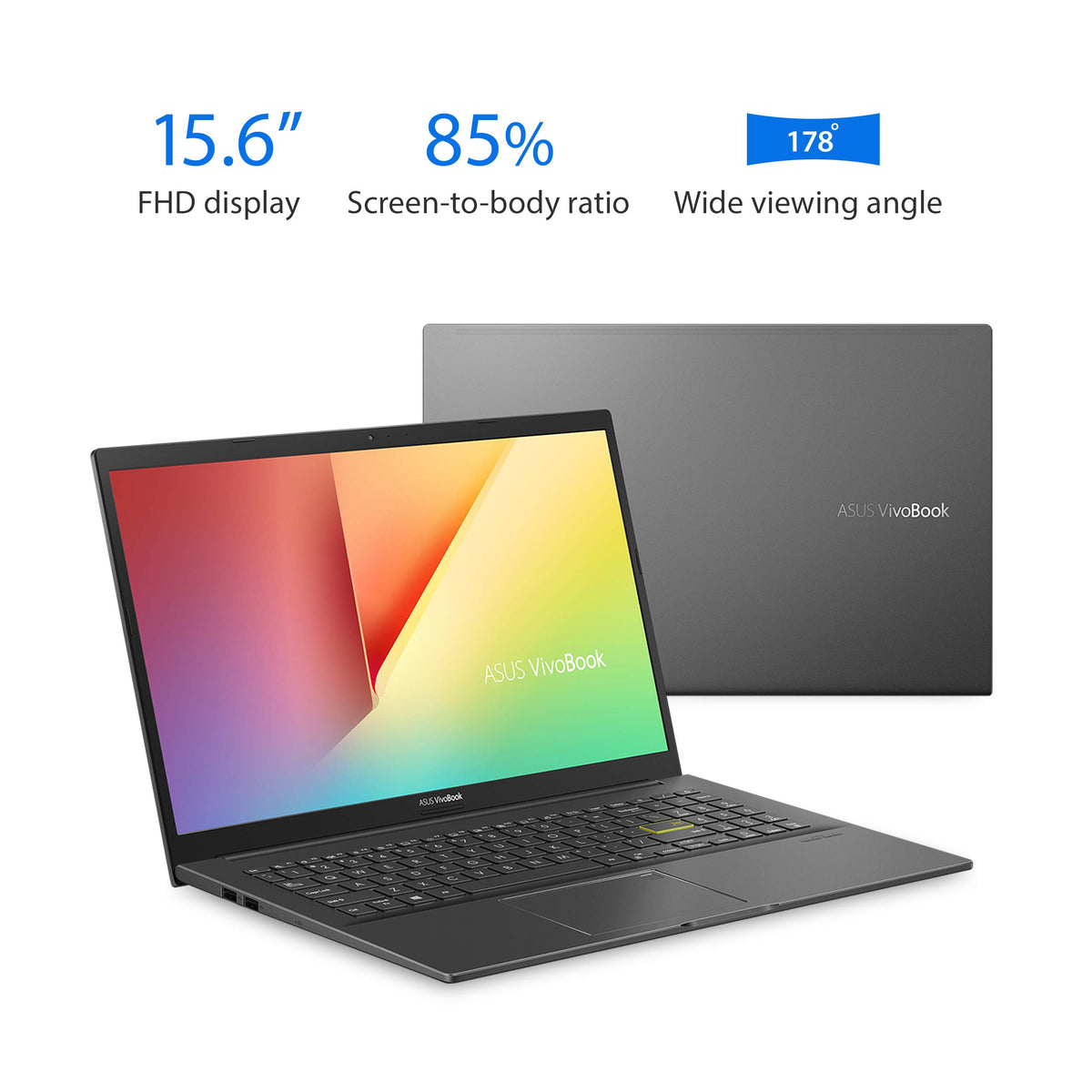 15.6” FHD Thin and Light Laptop, AMD Ryzen 5, 8GB RAM, 512GB SSD R69373