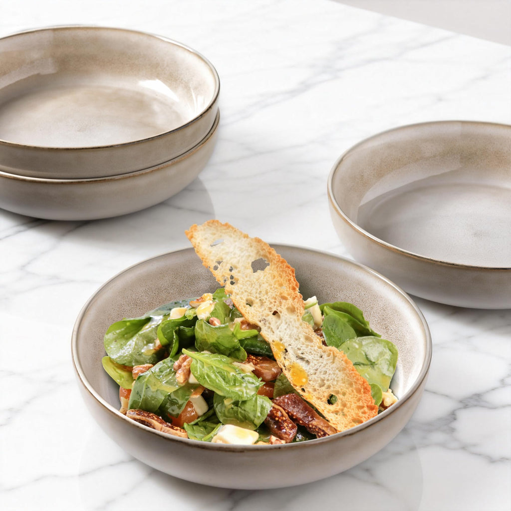 8.75'' 38oz Ceramic Pasta Bowls Set of 4 Z26978
