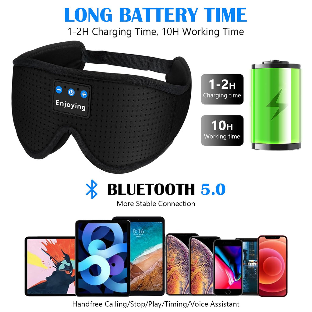 Sleep Mask with Bluetooth Headphones N643