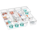 12 Pack Clear Drawer Organizer Set U549