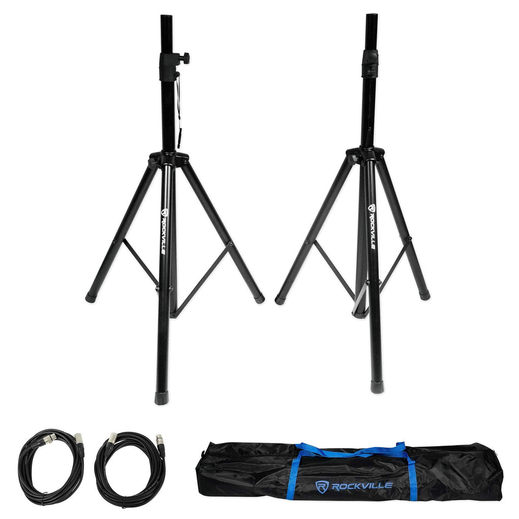 12" Powered DJ PA Speaker Pair with Stands U12542