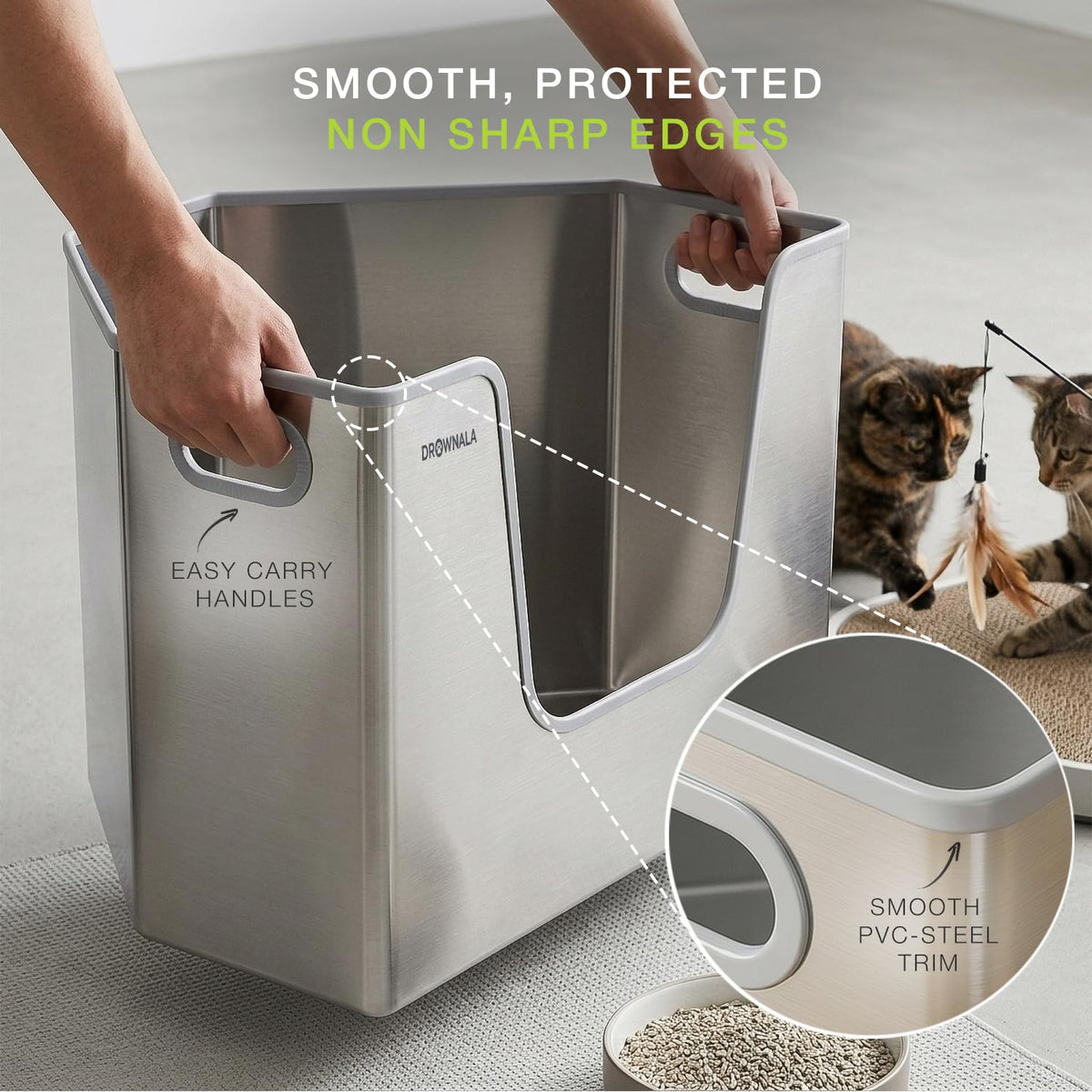 Stainless Steel Cat Litter Box E57783