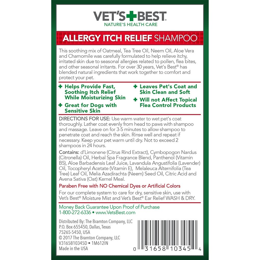 Oatmeal Dog Shampoo 16 oz Q8352