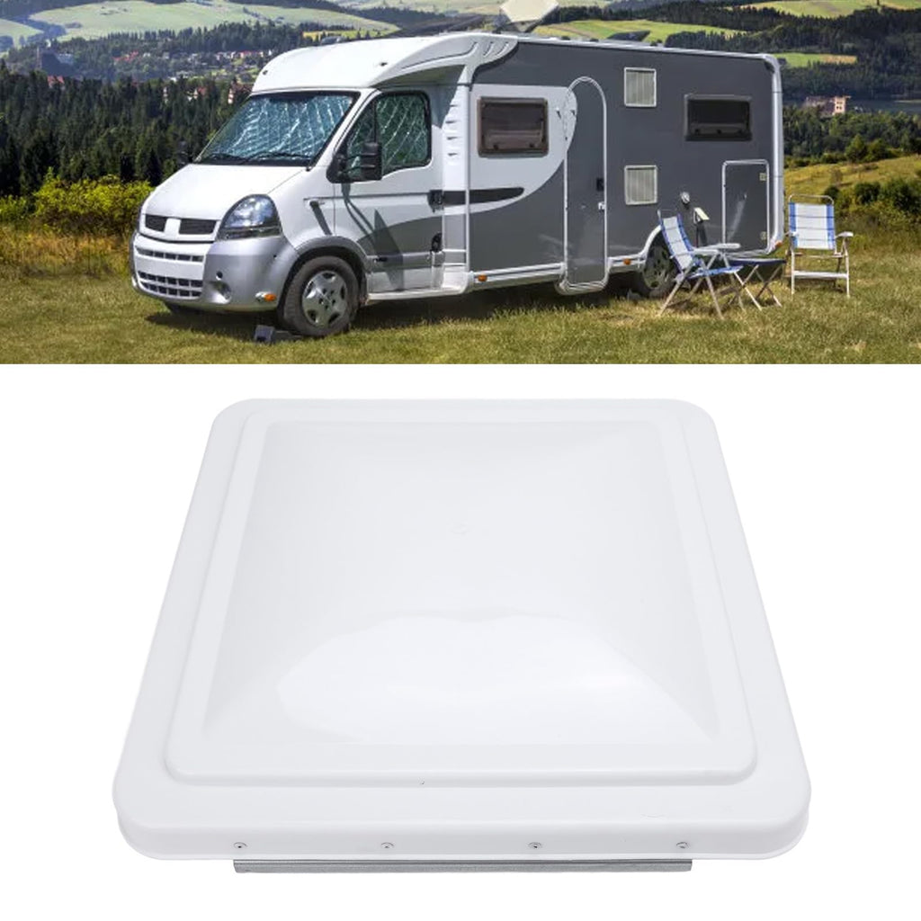 White 14in RV Roof Vent Cover O273