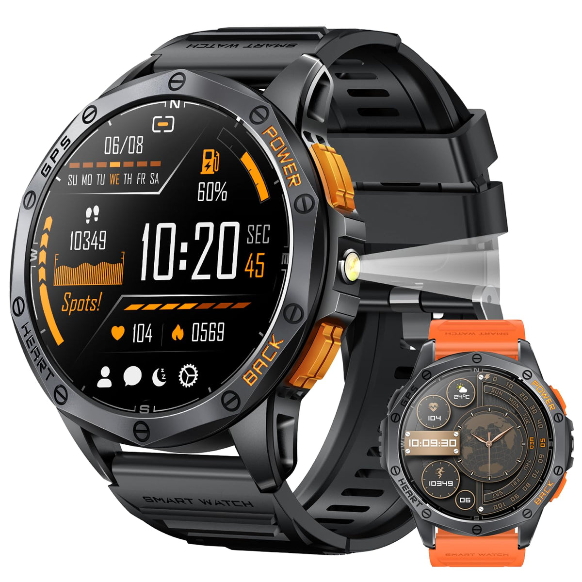 Military Smart Watch with GPS Q687
