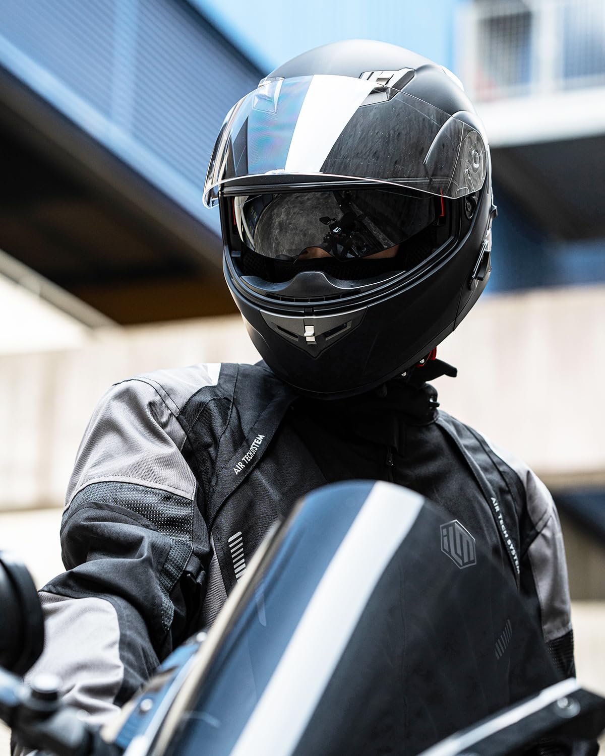 Bluetooth Integrated Modular Motorcycle Helmet O700348