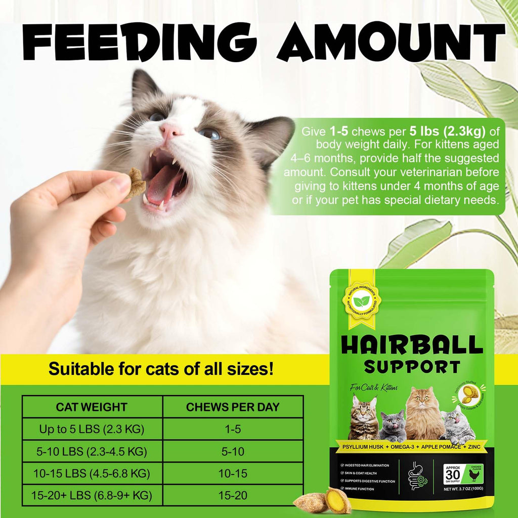 Hairball Remedy Cat Treats Chicken Flavour 100g Z918102