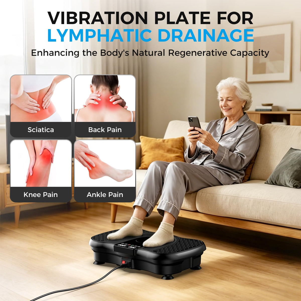 Vibration Plate Exercise Machine 400 Lbs T5206