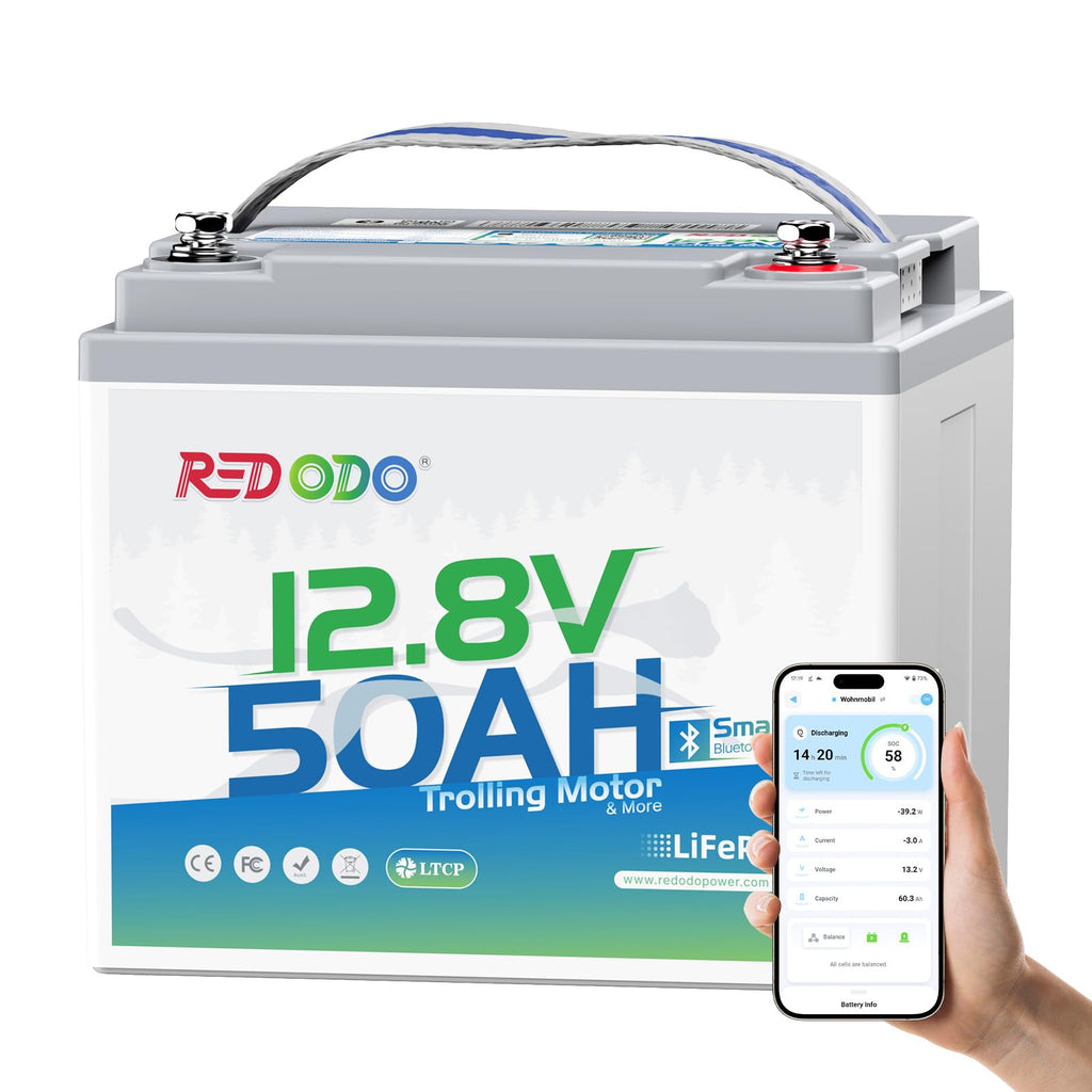 12V 50Ah LiFePO4 Deep Cycle Battery V37062