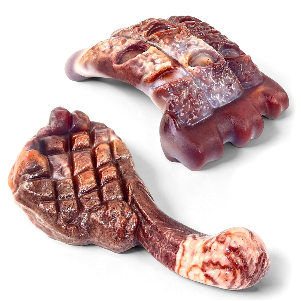 Tough Dog Chew Toys, 2 Pack Hard Nylon Bone I79034