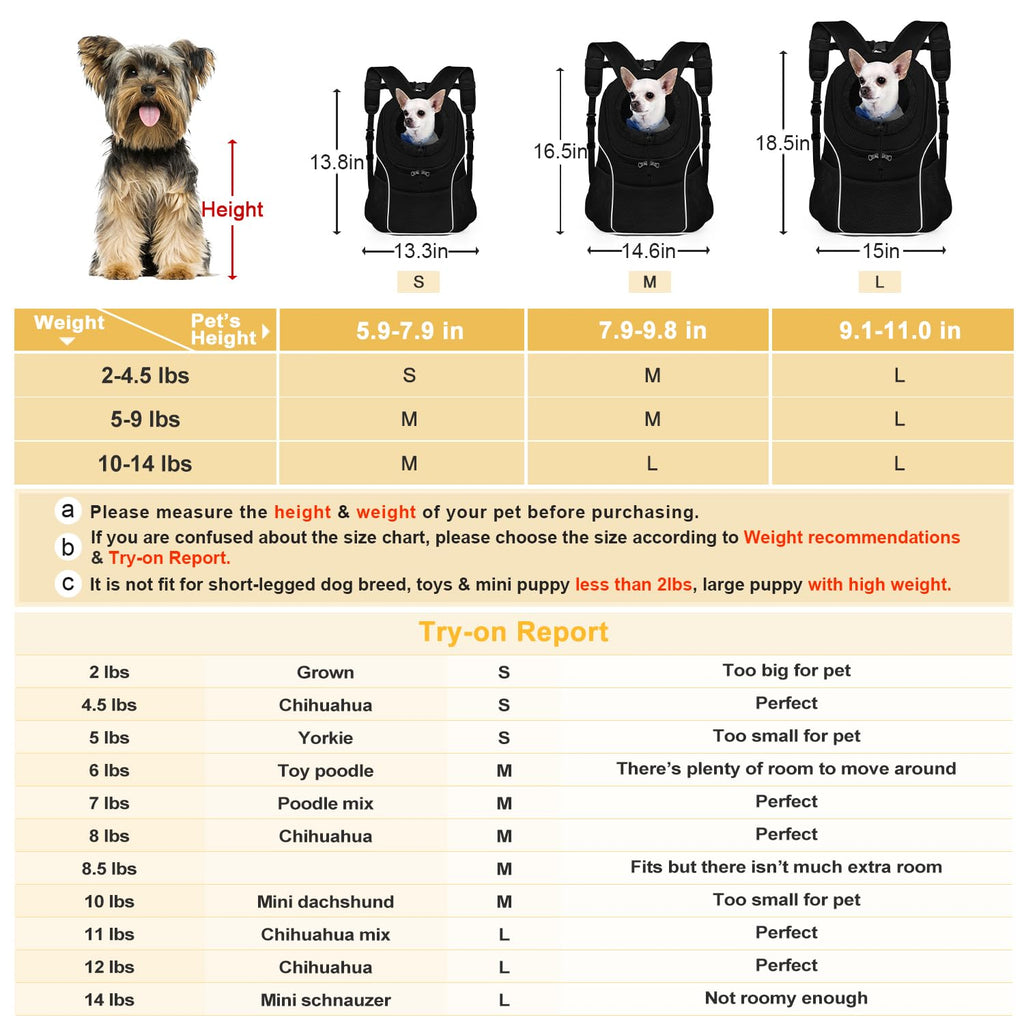 Pet Dog Carrier Backpack X39375