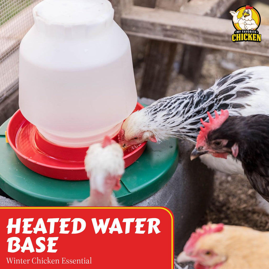 28W Heated Poultry Waterer Base I50925