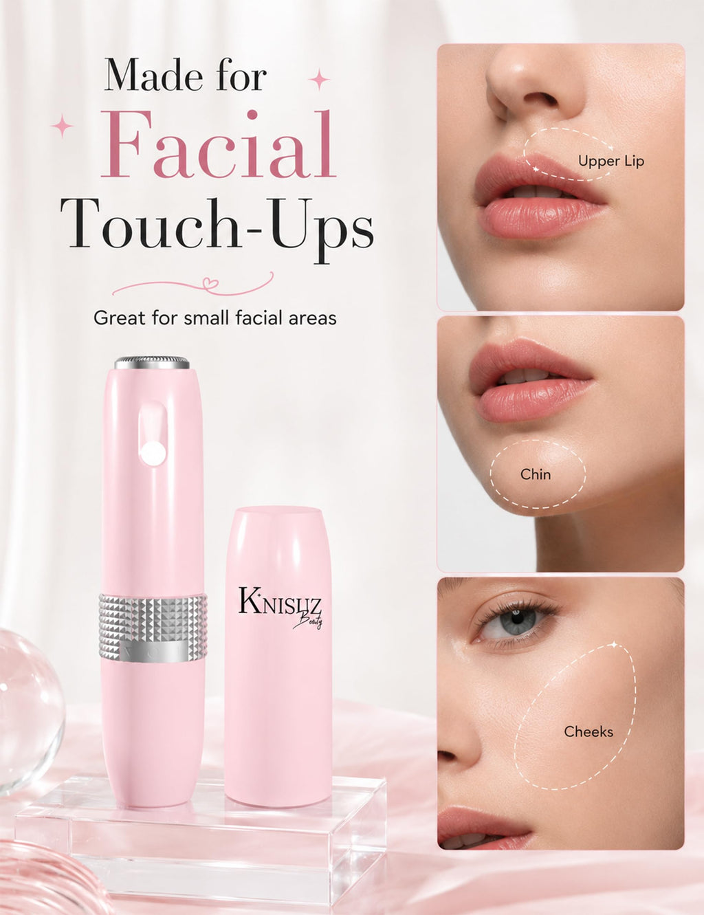 2-in-1 Facial Hair Removal and Eyebrow Trimmer P556