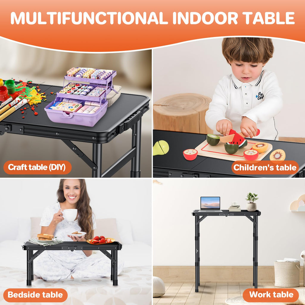 Waterproof Camping Tables with Plastic Tabletop M710