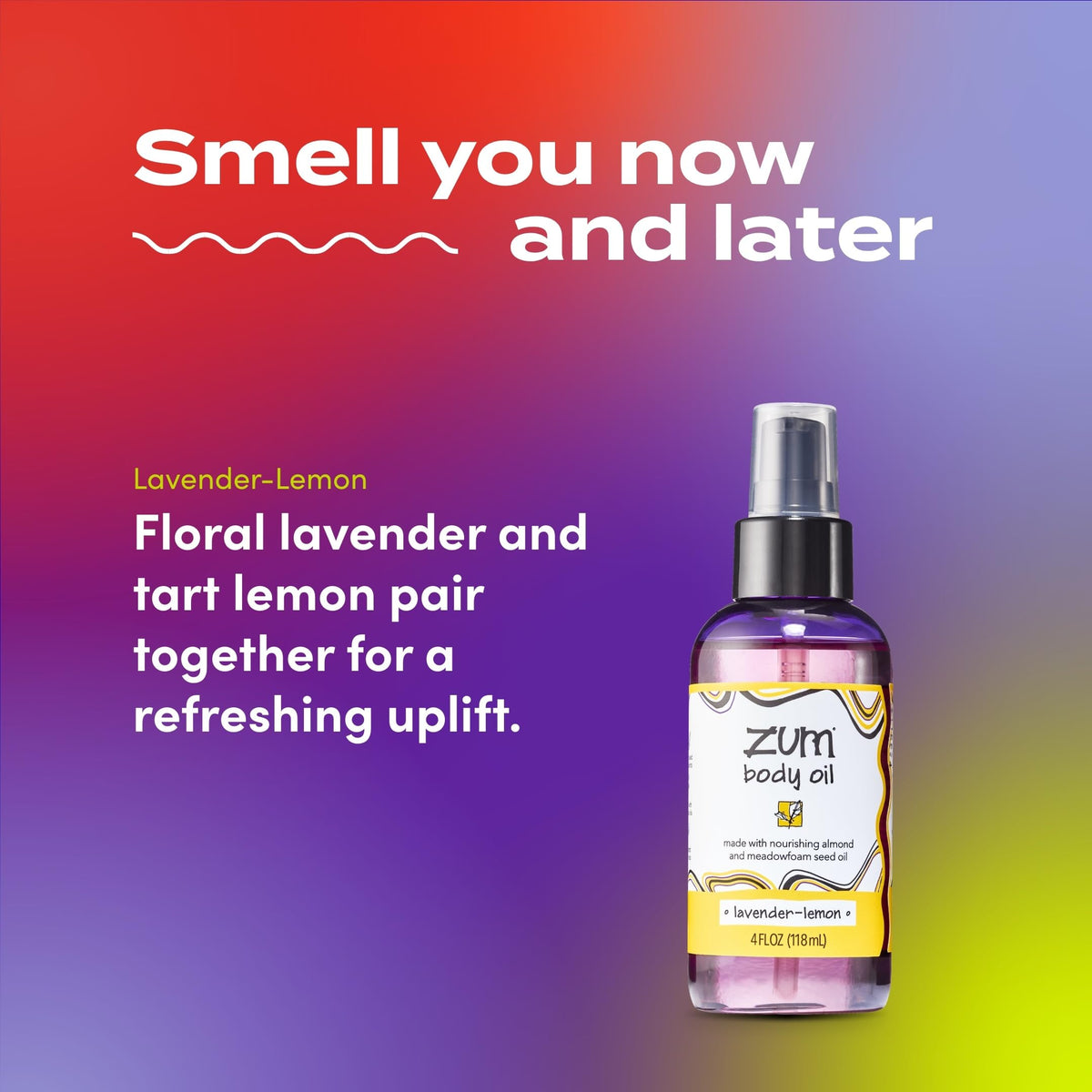 Lavender-Lemon Body & Massage Oil 4 fl oz Q8275